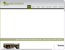 Tablet Screenshot of maryerickson.org